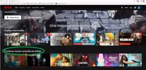 como borrar el historial de netflix